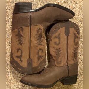 NEW Pocono kids cowboy boots size 5